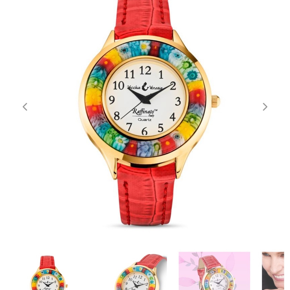 Venezia Murano Watch (Pink)
